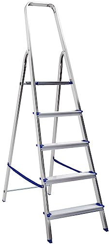 FRAMAR Scala Europiuma 5 Gradini in Alluminio - Portata 150 Kg