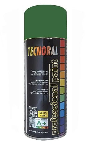 TECNORAL - Bombe de peinture aérosol - Vert Jardin