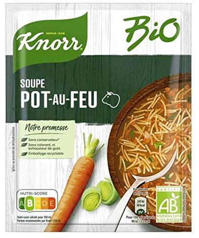 Knorr Soupe Déshydratée Bio Pot Au Feu 2 Portions - 35G