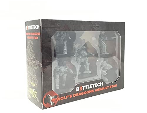 Catalyst Game Labs BattleTech | Miniatures | Wolfs Dragoons Assault Star | Expansion | Miniature Game Ages 14+ | Spiel auf Englisch