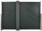 Outsunny - Estor doble lateral para romper la vista, retráctil. 6 x 1,80 m, poliéster antiUV de alta densidad, 180 g/m², color gris