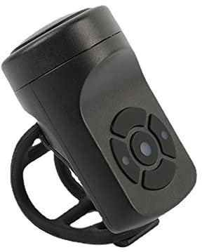 HUIOP Campanello per bici 120dB Forte avvisatore acustico per bici elettrica Allarme antifurto per bicicletta ricaricabile Impermeabile con 4 modalità audio per Mountain Bike Bici da strada,Campanello
