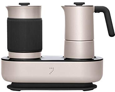 ROLTIN Coffee Machine Moka Pot Coffee Maker Mocha Foam Machine + Heater Milk frother Coffee Machine Simple Pressure Coffee can Make Milk Foam