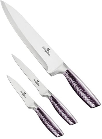 Berlingerhaus Messer Set Edelstahl 3 Stcs Purple Eclipse Collection BH-2675