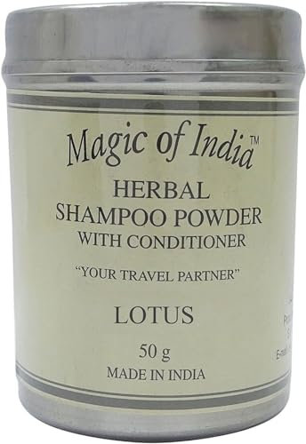 RSGM Magic of India Herbal Lotus Shampoo Powder with Conditioner - 50g
