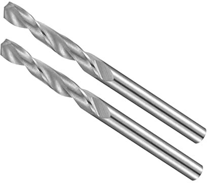 CoCud Solide Carbure Foret Mèches, 2,75 mm Diamètre, K35 Tungstène Carbure Précision Mini Torsion Foret Mèches - (Applications: pour Inox Acier Alliage Métal), 2-Pièces