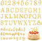 64 Pcs Acrylic Number Alphabet Cake Topper Mirror Number 0-9 And Alphabet A-Z Personalized Cake Picks Decor Picks Cake Letters For Anniversary Wedding Baby Shower Party Cake Decorations