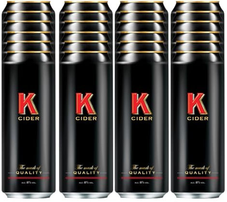 K Cider case of 24 x 500ml cans