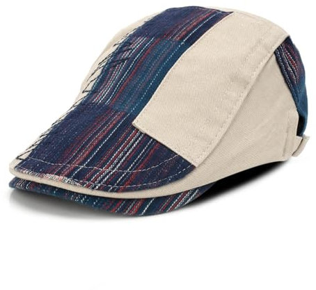 M MOACC Schiebermütze Barret Flat Cap Schirmmütze für Herren Damen, Gatsby Newsboy Cap Baskenmützen Golfermütze