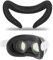 Rierousy Cubierta facial de silicona para Quest 3, gafas VR Meta Accesorios, antifaz a prueba de sudor compatible con cubierta facial