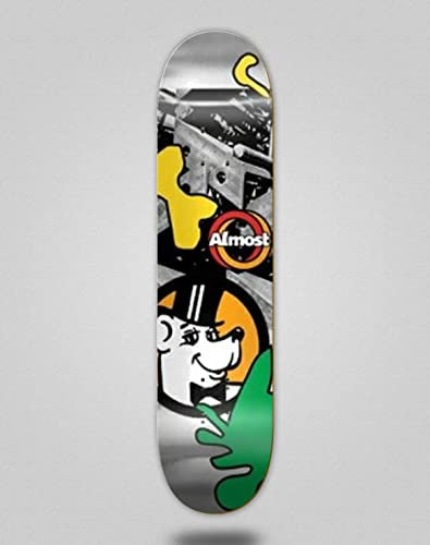 Skateboard Skateboard Deck Almost Tyson Silver Lining R7 8.25