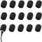 15 Packs Headset Microphone Foam Cover, Foam Mic Cover, Mini Windscreens Sponge Foam Covers For Headset or Lavalier Microphone