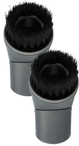 vhbw 2X Ersatz Saugpinsel Set kompatibel mit Miele Classic C1 Ecoline Staubsauger - Rundbürste