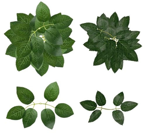 YSJCHEBS Paquet De 50 Pétales De Roses Artificielles, Feuilles Artificielles pour La Décoration, Décoration De Feuilles Artificielles, Adaptées Aux Fêtes De Vacances Et Aux Mariages
