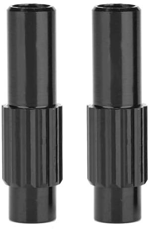 LKTFATD Bicycle Adjuster Bolt 1 Pair Bike Brake Cable Gear Shift Connector for Mountain Bike Road Bike (Black)