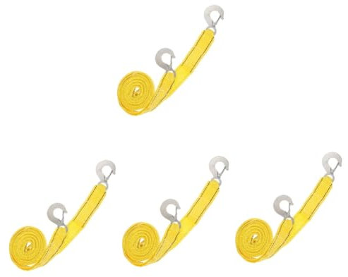 Gatuida 4pezzi Traino Resistente Trazione Con Gancio Per Auto e Facile Installare Per All
