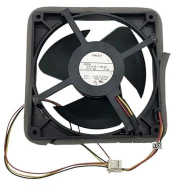 Quixpszto Refrigerator Fridge Spare Parts DC12V 0.13A NMB 12537JE-12N-BT Cooling Motor Fan,Compatible For Haier Refrigerator