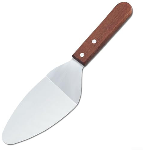 Pala triangular grande con mango de madera, una herramienta imprescindible para cualquier panadero casero (mango de madera)