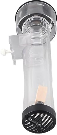 Pssopp Verbesserter Wasserqualität Aquarium -Proteinabscheider, Starke Proteintrennung Borosilikatglas Skimmer mit Premium -Blasenholz Design, Vielseitiges Accessoire für Salzwasserriffe