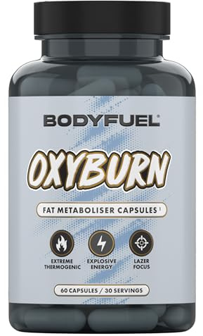 Applied Nutrition BodyFuel OxyBurn Thermogenic Capsule – Fettverbrenner | Energie, Konzentration und einen Stoffwechsel (60 Kappen)