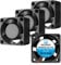 WINSINN Ventilateur 40 mm 24 V double roulement à billes sans balais 4020 40 x 20 mm pour refroidissement Creality Ender 3/Pro – Haute vitesse (lot de 4)