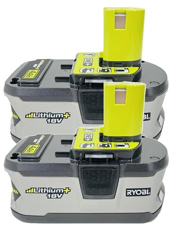 RYOBI P129 18V ONE+ High Capacity 4.0 Ah Battery (2-Pack)