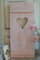 windschief-living Landhaus Fensterladen ROSA mit Herz,Shabby Antique chic Handgefertigt