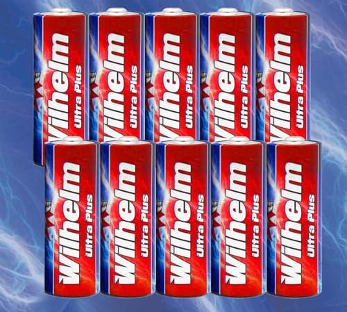 10 batterie alcaline A23 12 V Wilhelm MN21 V23GA 23A L1028 12 Volt 55 mAh
