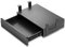 OSteed Large Under Desk Drawer Metal Black, Pull-out Storage Organizer, Under Shelf Storage Drawer, Desk Extender with Tall Brackets Mount Under Table with a Max 5cm Crossbar, Tall_Version