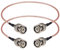 Boobrie RG316 BNC Cavo 30CM BNC Maschio a Maschio Cavo Cavo Coassiale RG316 50 Ohm Cavo connettore BNC Maschio Cavo HD-SDI per segnali video CCTV DVR Antenna Scanner radioamatori portatili