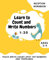 Learn to Count and Write Numbers 1-20 with Dino: Reception Workbooks, Reception Maths Workbook for 3-5 Year Olds (42 Pages)