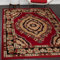 Mazovia Orientalisch Vintage Teppich - Kurzflor - Muster mit Medaillon - Traditioneller Teppich für Wohnzimmer, Esszimmer - ÖKO-TEX Wohnzimmerteppich - Rot 160 x 230 cm