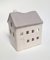 Casetta Porta Candela - Decorazioni Natalizie porta candela in Ceramica 12 cm