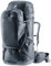 deuter Voyager 60+10 SL Damen Reiserucksack mit Daypack, Schwarz