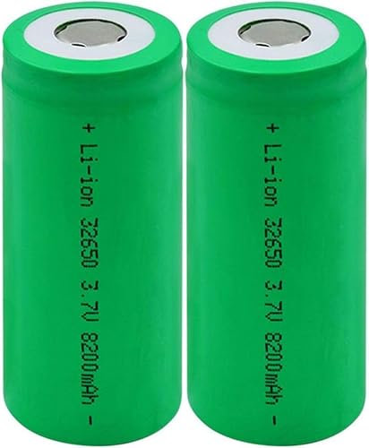 3.7 V 8200 Mah 32650 Batterie Au Lithium Décharge Élevée Batterie Rechargeable À Courant Élevé pour Lampe De Poche Puissance d'urgence 1 Pièces.2 Pièces