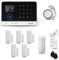 HUXGO® HXA003 Alarmas para casa hogar WiFi + gsm 4G con Sirena | Kit Alarma inalámbrico con 1x Sensor de Movimiento, 5X alarmas de Puerta/Ventana | Alarma Tuya Smart Life
