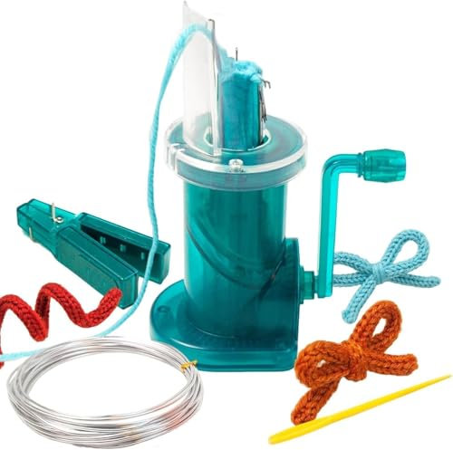 Machine Tricoter, Tricotin Automatique Mecanique, Moulin À Tricoter, Tricot Easy Weaver, Machine À Tricoter À La Main, Tricotin Automatique Machine A Tricotin, Mini Outil À Tricoter Automatique (C)