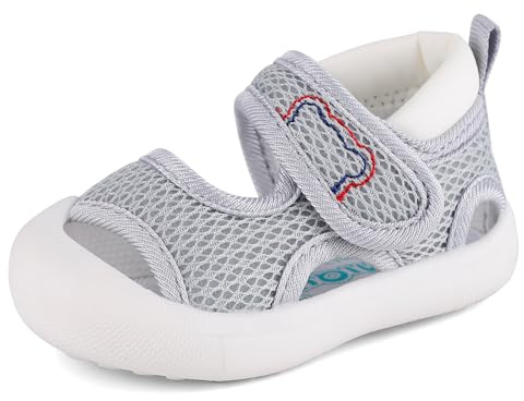 Cheerful Mario Baby Boys Girls Sport Sandals Toddler Summer Shoes Barefoot Trainers First Walking Wide Feet Flexible Sole