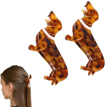 Dackel Haarklammer | Haarklammer Hund Dackel | Haarklammer Dackel, Niedlicher Haarspange Dackel, Flippige Dackel Haarklammer, Niedliche Hundehaarklammern, Rutschfeste Haarspange