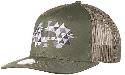 SABBOT Aiden Herren Snapback Cap, Damen Cap, Basecap, Outdoor Cap, Kappe mit Baumwolle, Lässiger Stil, Sommermütze, Verstellbarer Verschluss, Atmungsaktive Mesh, Stilvolle Herrenkappe (Olive)