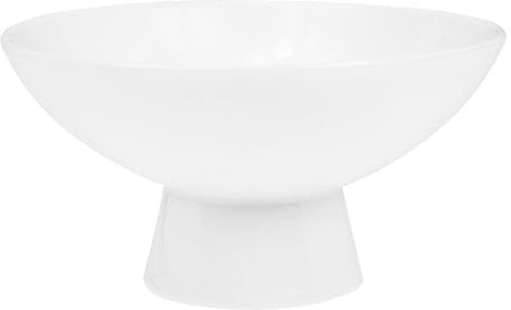 NUOBESTY Ceramic Footed Bowl, High Base Ice Cream Bowl, Dessert Display Stand, Wedding Snack Holder for Kitchen Counter Centerpiece Table Decor, 4.92 Inch