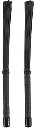 Bortivier 2Pcs Cajon Pinsel Teleskop Trommel BüRsten Nylon Sticks Schlagzeug für Jazz Stick Trommel