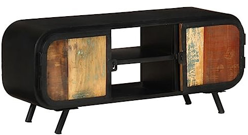 LXYZWRW Furniture Select TV-Schrank 110x30x45 cm Massivholz Altholz