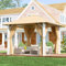 Devoko Pavillon 3x3 Wasserdicht Stabil,Gartenpavillon Winterfest,Partyzelt UV50+ Alu Pavillion,Plane Pavilion für Hinterhof,Gartenzelt Beige