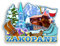Quwsne Kühlschrankmagnet Zakopane Polen Kühlschrankmagnet Stadt Reise Souvenirs Touristengeschenke 3D klassische Sehenswürdigkeiten handgefertigt Handwerk Heimdekoration -2124