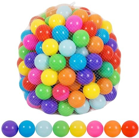 Générique 50 Pièces Balles De Piscine À Balles | Balle Colorées Ø 7cm pour Piscine Bébé | Balle De Jeu en Plastique | Boules De Fosse À Boules Anti-écrasement | pour Salle De Jeux, Piscines