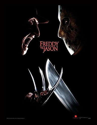 Freddy Vs Jason Memorabilia, MDF, Mehrfarbig, 30 x 40cm