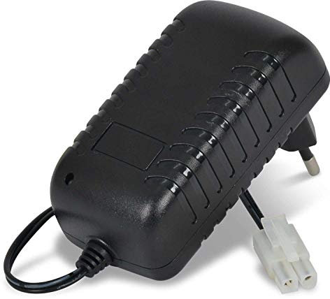 Carson 500606081 Expert Charger NIMH 500 mA Chargeur à fiche - Chargeur, Chargeur RC, Chargeur RC avec Adaptateur Secteur, Chargeur pour Packs d'accumulateurs NiMH à 6 éléments