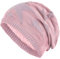 Compagno Sternen Wintermütze warm gefütterte Beanie Flechtmuster Einheitsgröße Mütze, Farbe:Rose