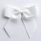 Italian Options Grosgrain Ribbon Bows Self Adhesive 12-Piece Pack, 5 cm Bow Width, White